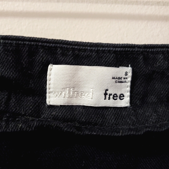 Wilfred Free - Ahrens Button Denim Mini Skirt - Size 8 - Picture 8 of 10